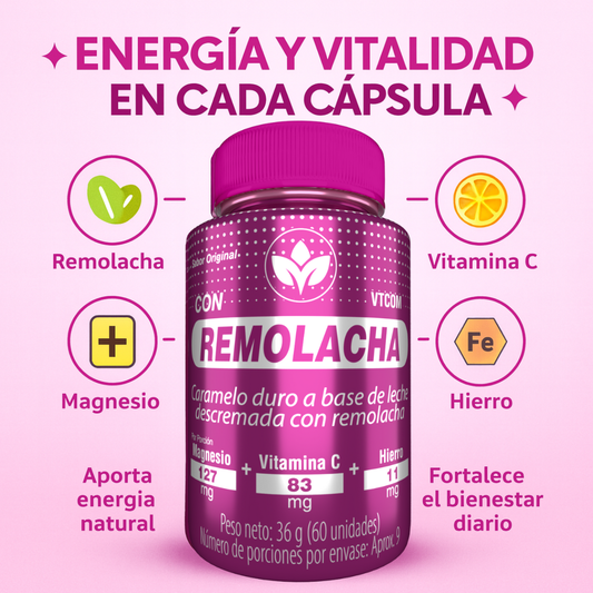 GOMITAS DE REMOLACHA + ENERGÍA Y VITALIDAD
