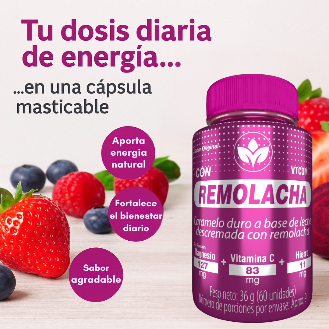 GOMITAS DE REMOLACHA + ENERGÍA Y VITALIDAD