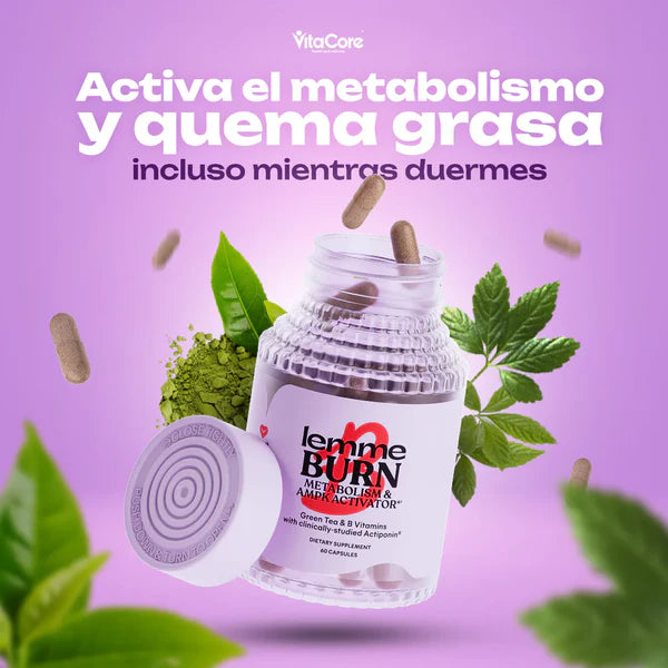 LEMME BURN - EL ORIGINAL - QUEMA GRASA Y AUMENTA ENERGÍA.