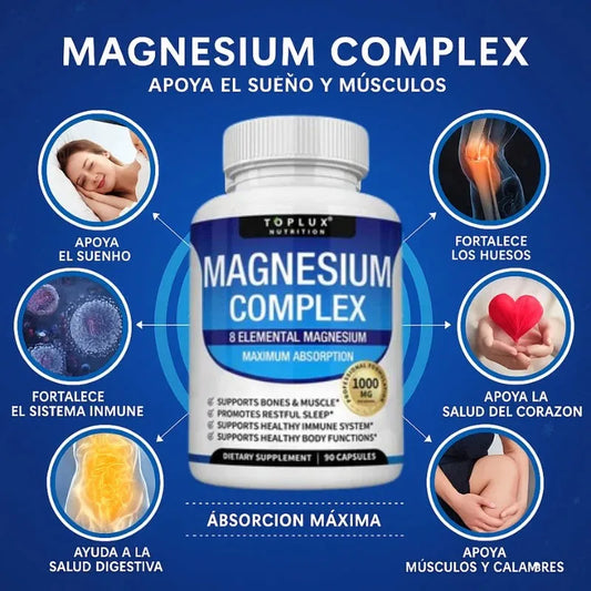 Complejo de Magnesio 8 en 1 Premium.