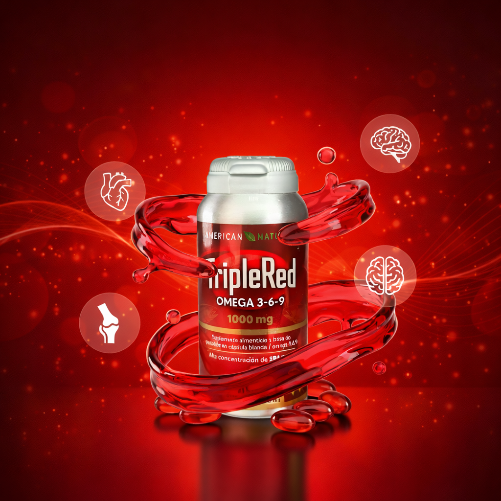 TRIPLE RED - OMEGA 3-6-9 - CON INVIMA✅