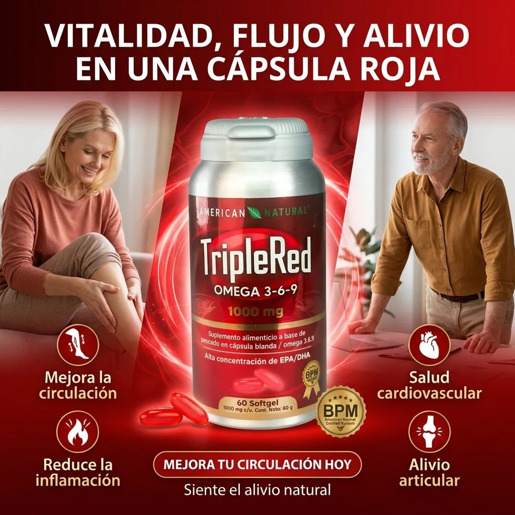 TRIPLE RED - OMEGA 3-6-9 - CON INVIMA✅