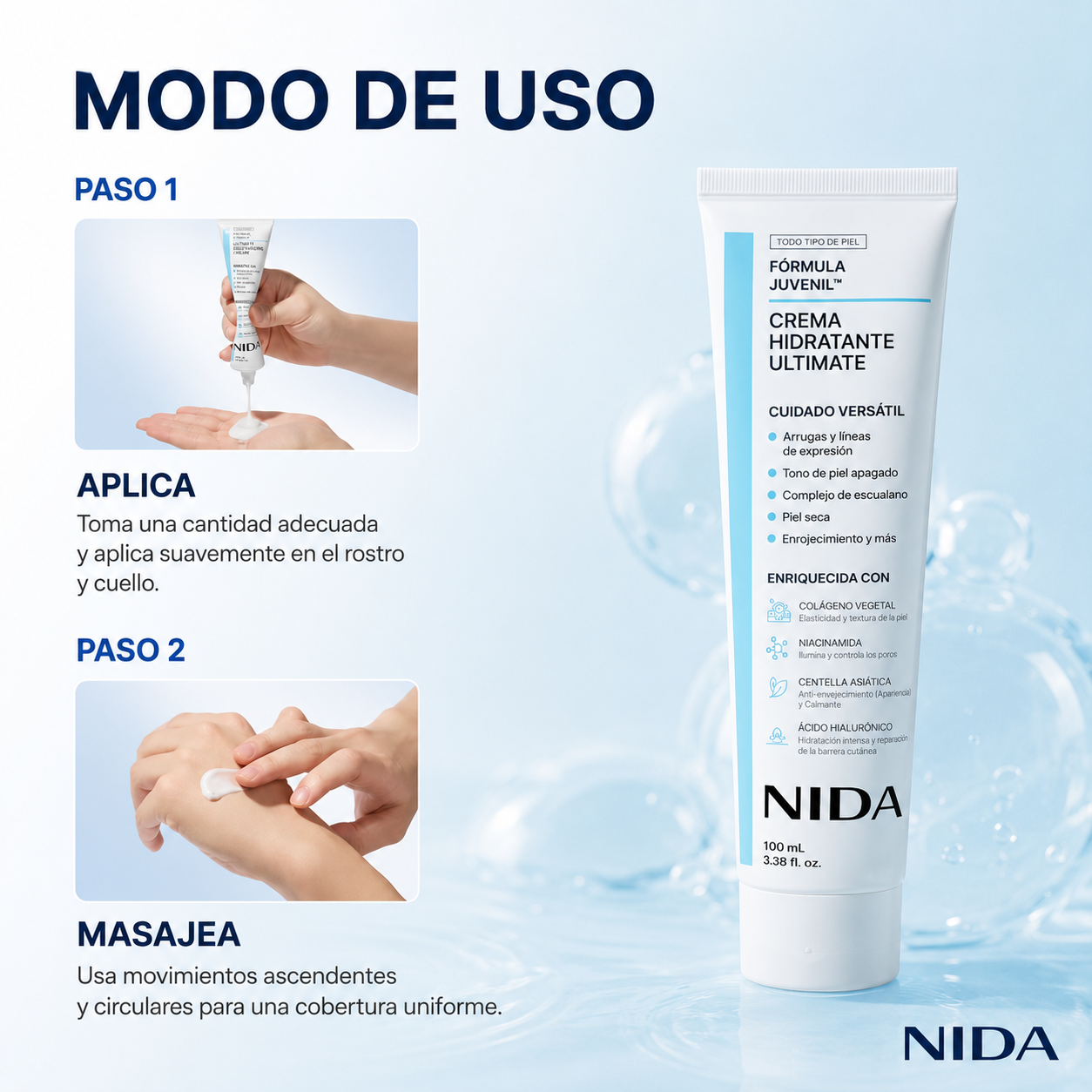 CREMA COREANA NIDA YOUTHFUL HUMECTANTE